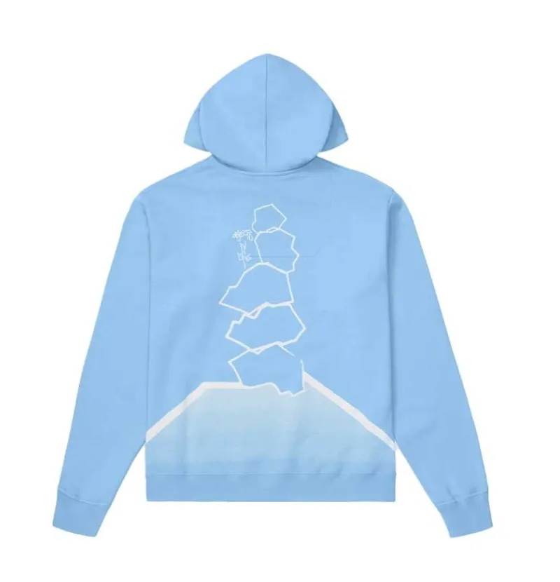 Objects IV Life Balance Print Hoodie Pop Blue