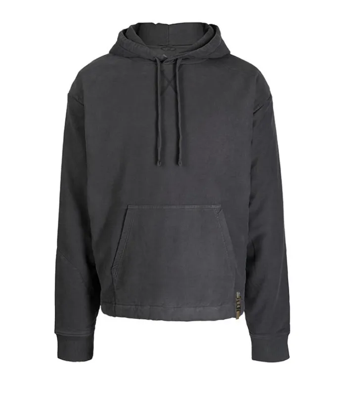 Objects IV Life Moleskin Hoodie Anthracite Grey