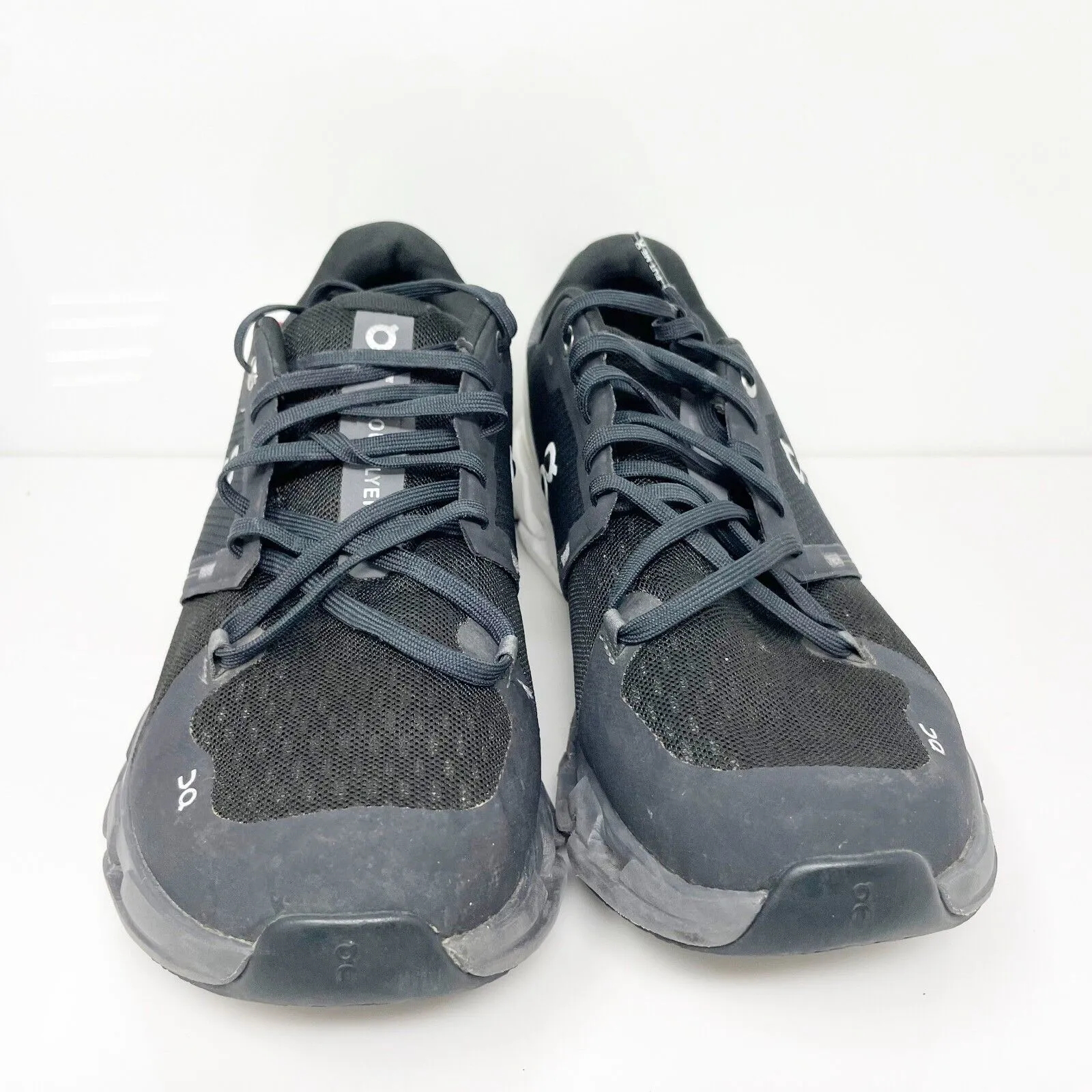 On Mens Cloudflyer 4 Black Running Shoes Sneakers Size 8.5