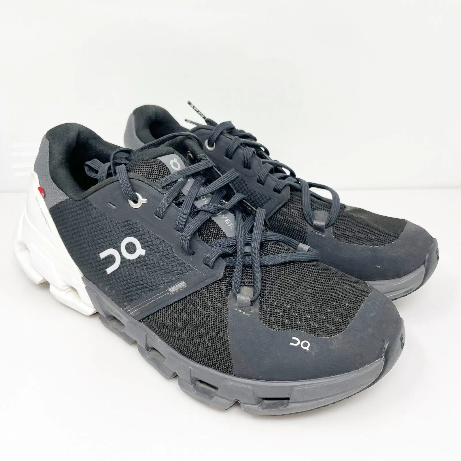 On Mens Cloudflyer 4 Black Running Shoes Sneakers Size 8.5