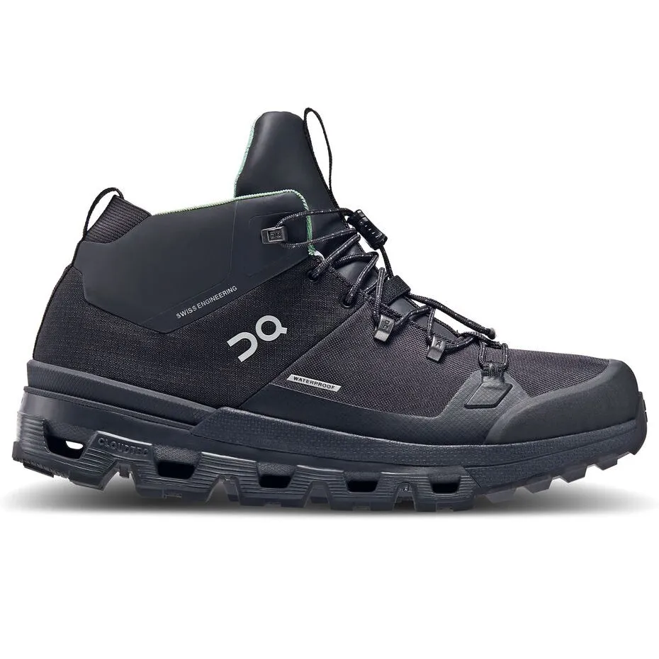 On Women's Cloudtrax Waterproof Walking Boots Black