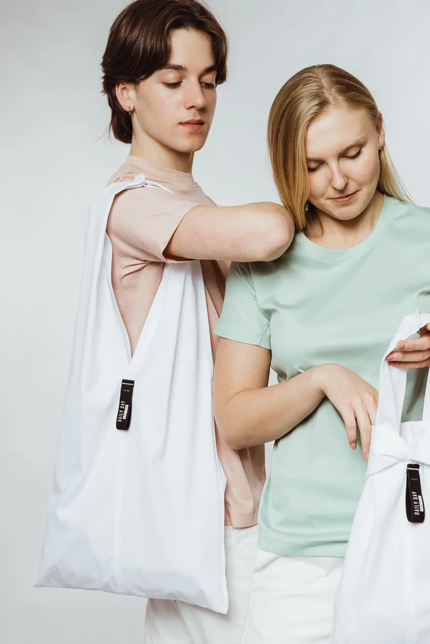 One Strip Tote Bag | Everyday White