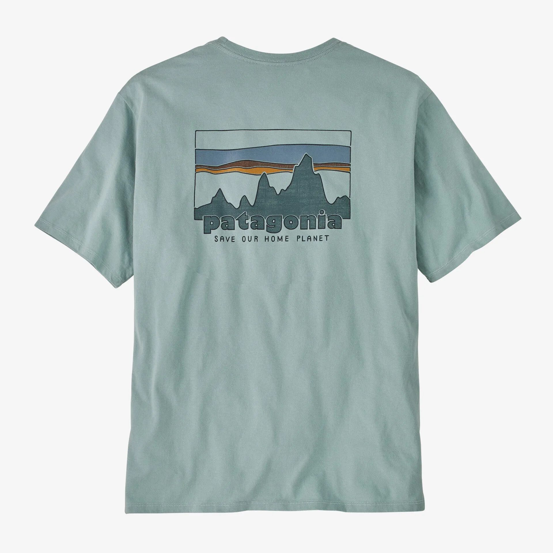 Patagonia Men's '73 Skyline Organic Tee - Thermal Blue