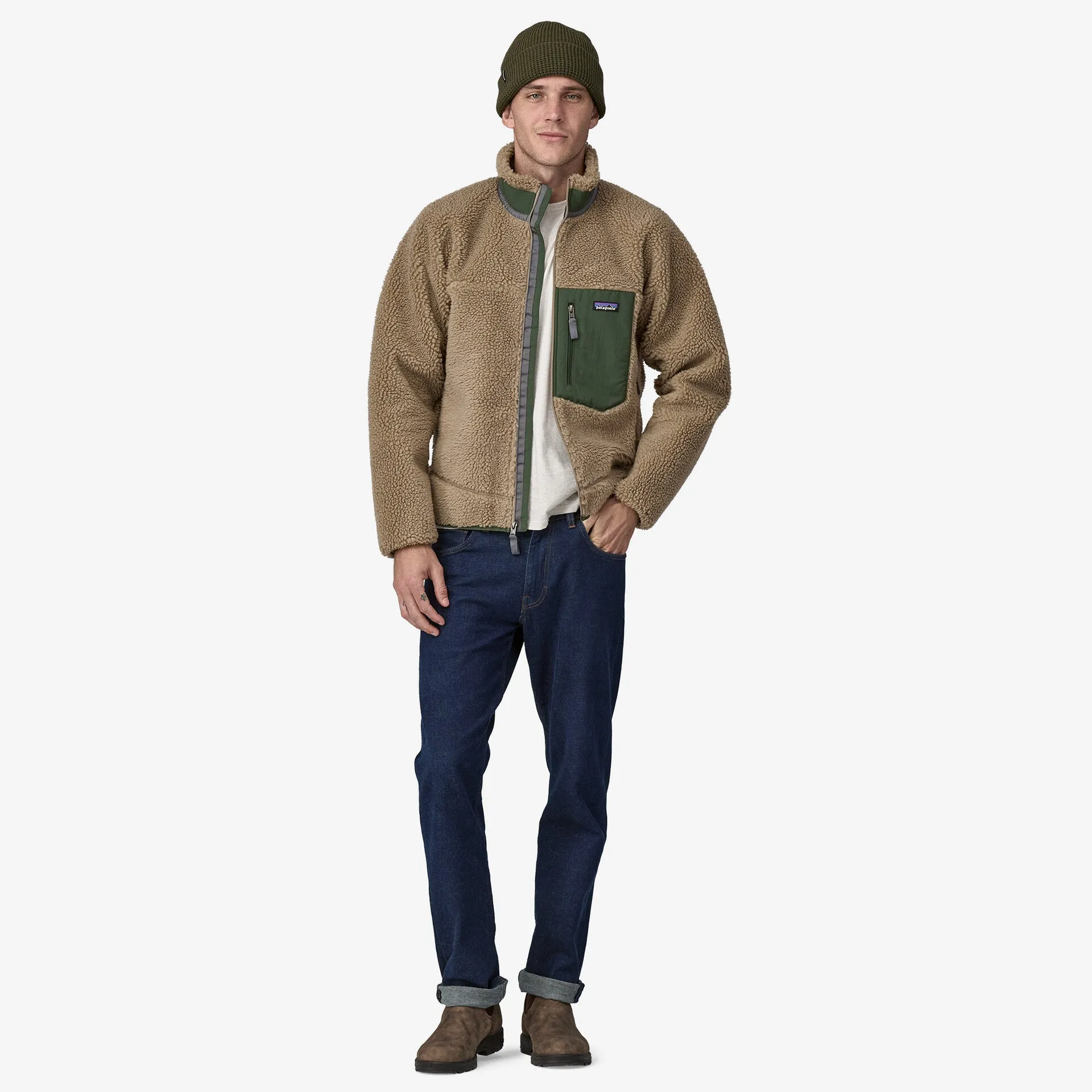 Patagonia Men's Classic Retro-X Fleece Jacket - Sea Bird Grey