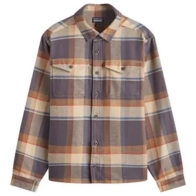 Patagonia Men's Organic Cotton Fjord Flannel LS Shirt - Sunrise Ride : Forge Grey