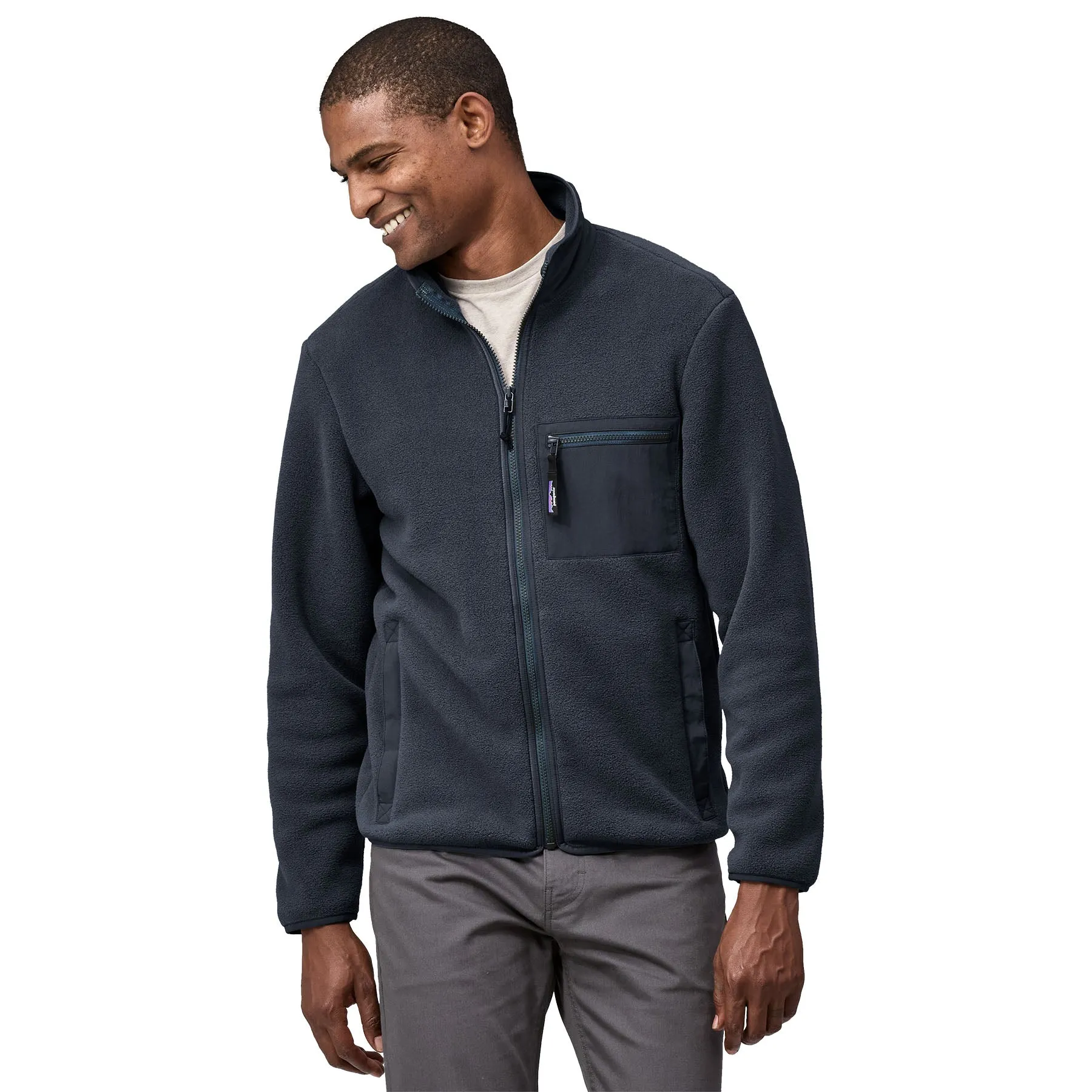 Patagonia Men's Synchilla Fleece Jacket - Smoulder Blue