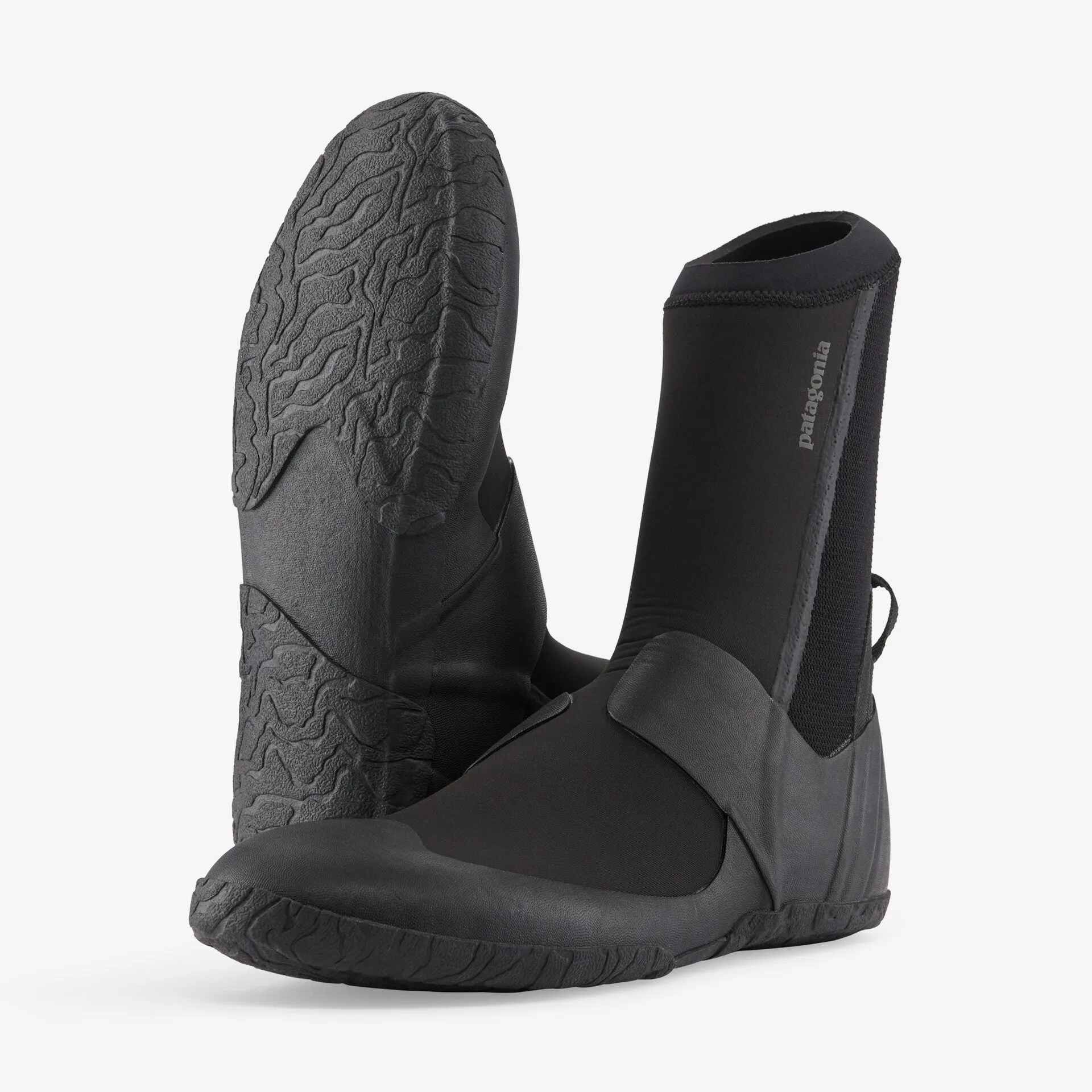 Patagonia R4 Yulex Regulator Round Toe Wetsuit Booties - Black