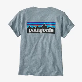 Patagonia Women's P-6 Logo Responsibili-Tee - Thermal Blue