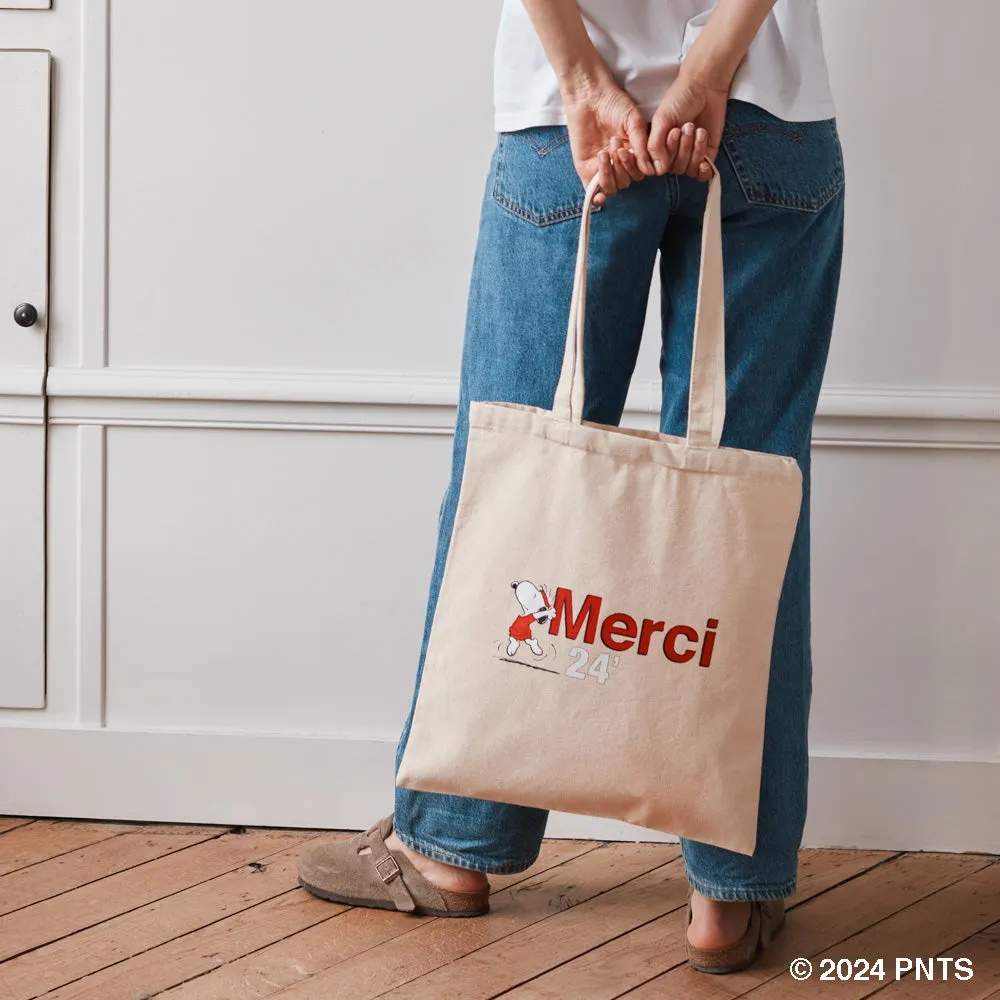    Peanuts x Merci - Merci 24' Tote Bag - Ecru