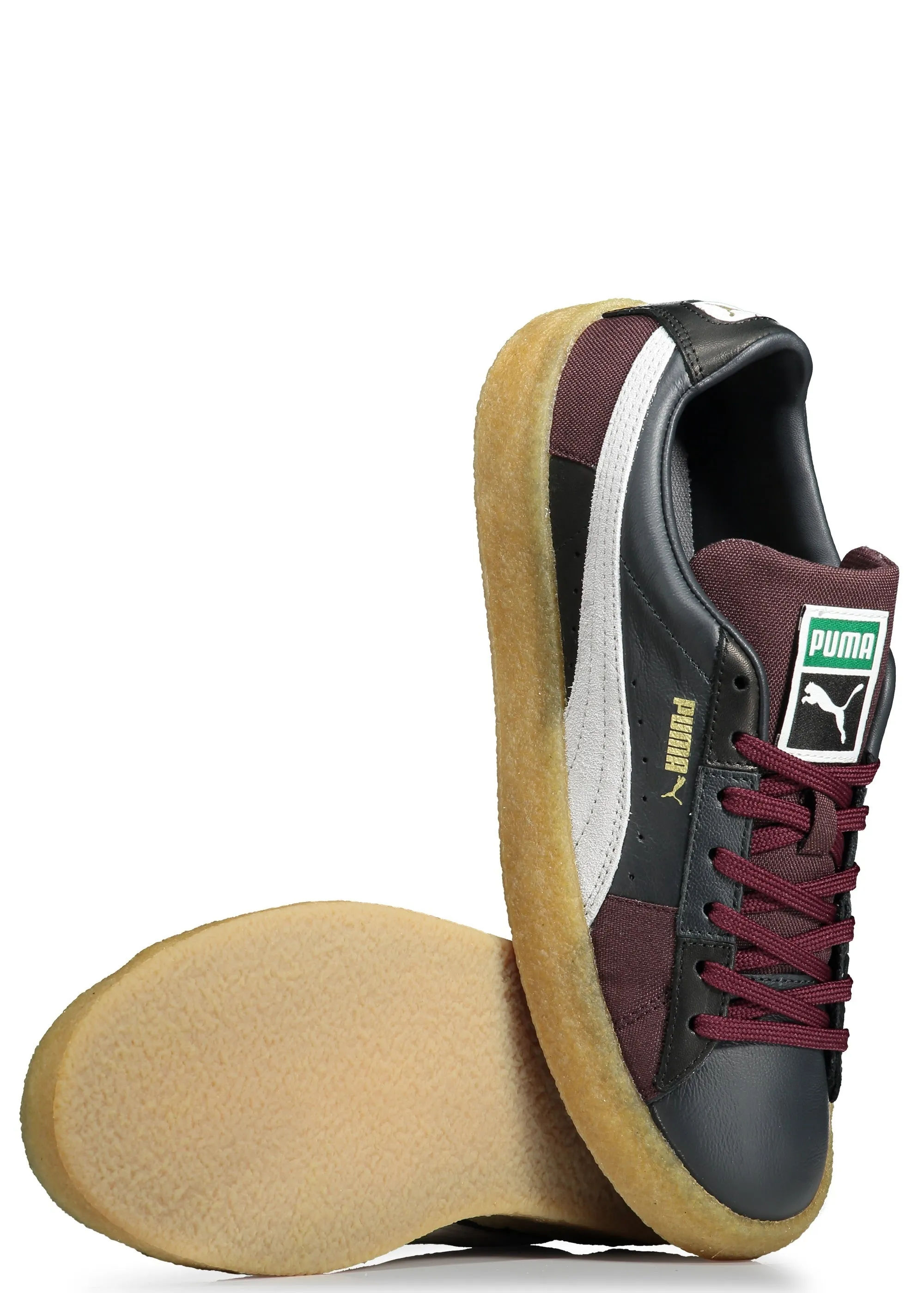 Puma Suede Crepe Patch Trainers - Ebony