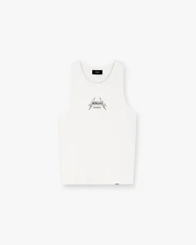 Represent X Metallica‚Ñ¢Ô∏è Local Crew Vest - Flat White