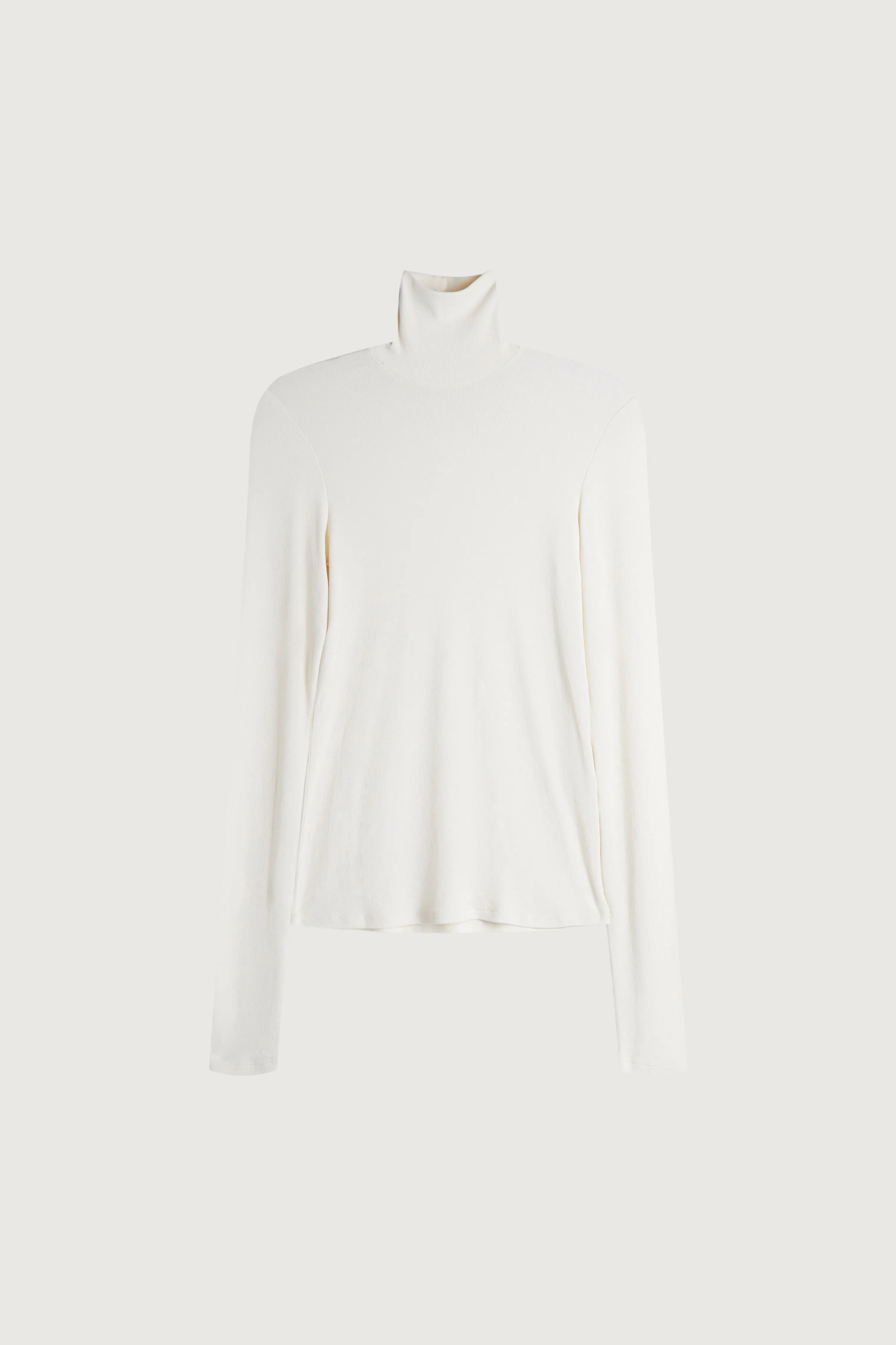 RIBBED TURTLENECK LONG SLEEVE