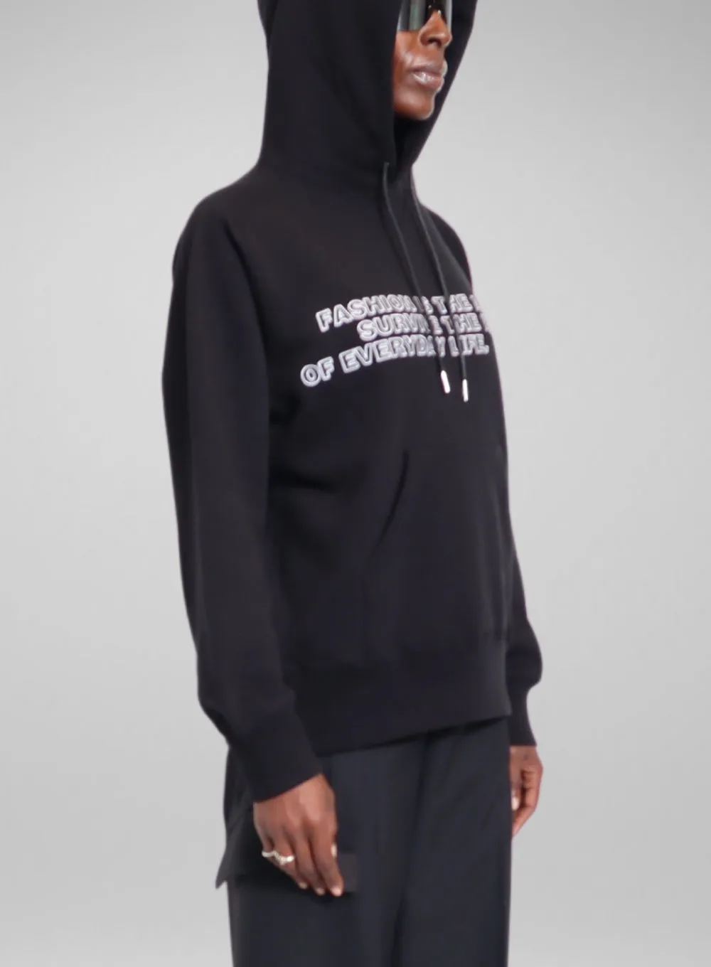 SACAI | Graphic Embroidered Hoodie