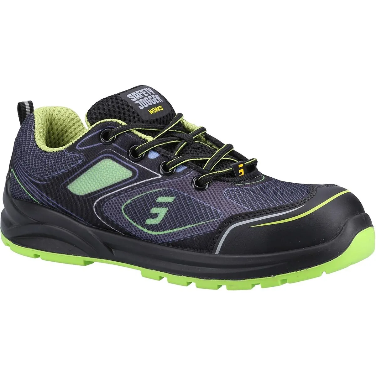 Safety Jogger Cador S1P Safety Trainers Green