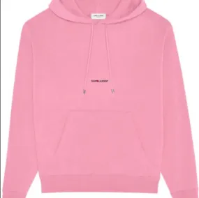 Saint Laurent Pink Basic Hoodie