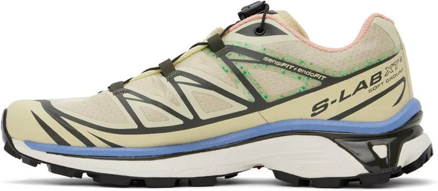 Salomon Beige XT-6 Mindful Sneakers