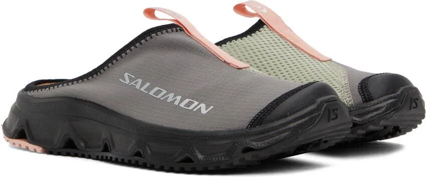 Salomon Gray & Green RX 3.0 Slides