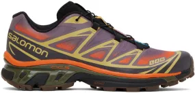 Salomon Orange & Purple XT-6 Skyline Sneakers