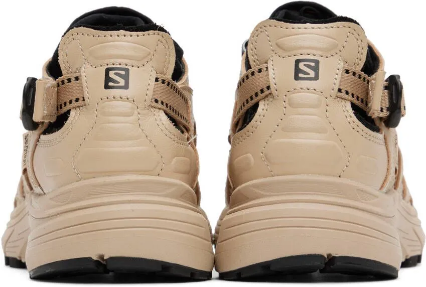 Salomon Tan Leather Techsonic Advanced Sneakers