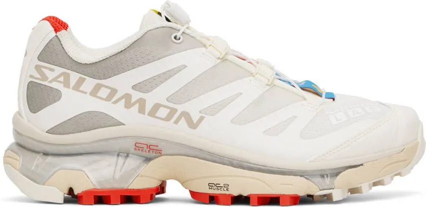 Salomon White & Beige XT-4 OG Sneakers