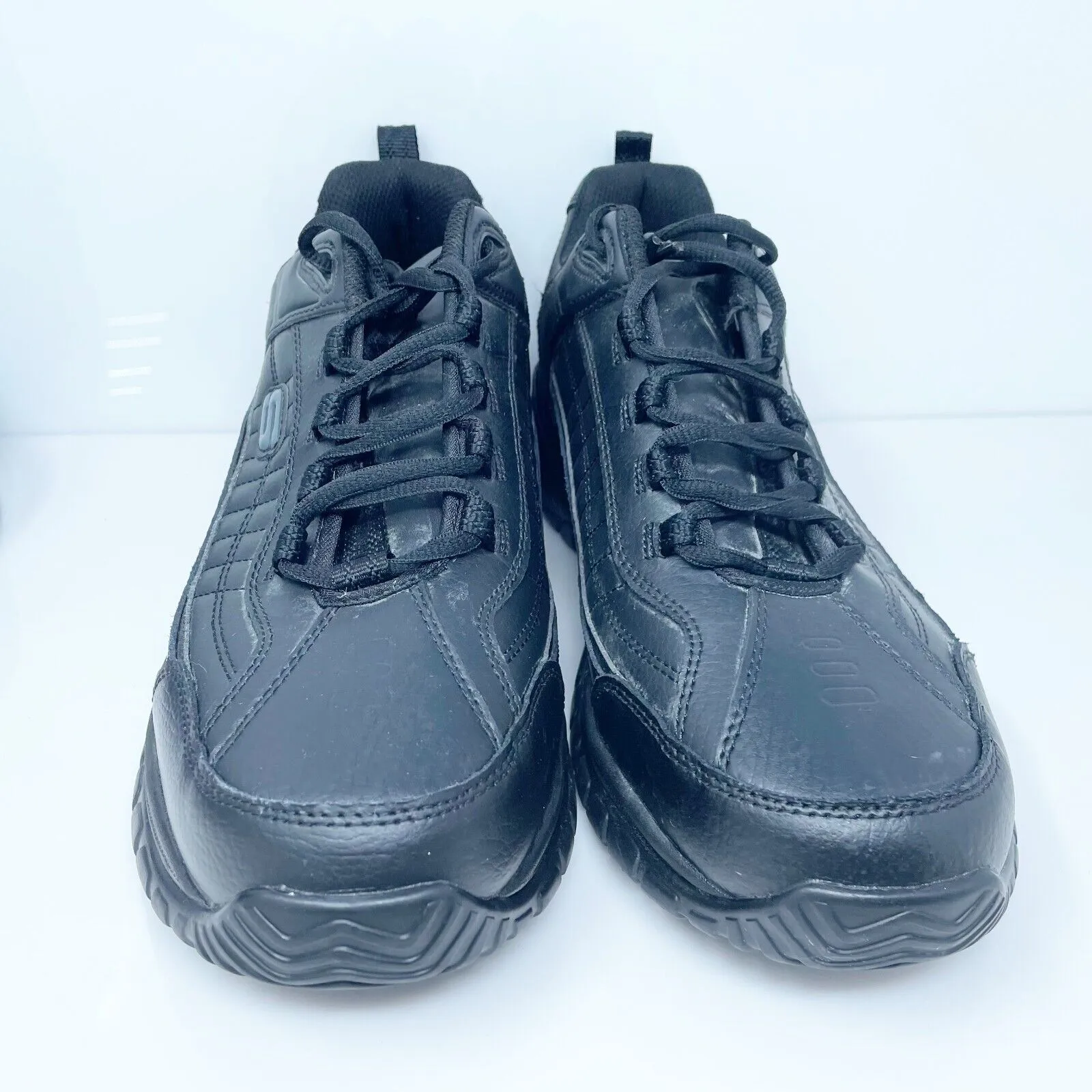 Skechers Mens Soft Stride 76759 Black Running Shoes Sneakers Size 12