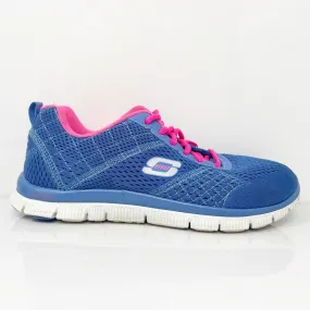 Skechers Womens Skech Knit 12058TX Blue Running Shoes Sneakers Size 8