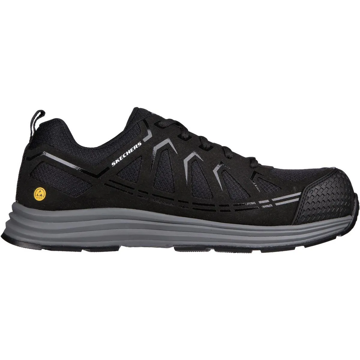 Skechers Workwear Malad II Safety Trainers Black