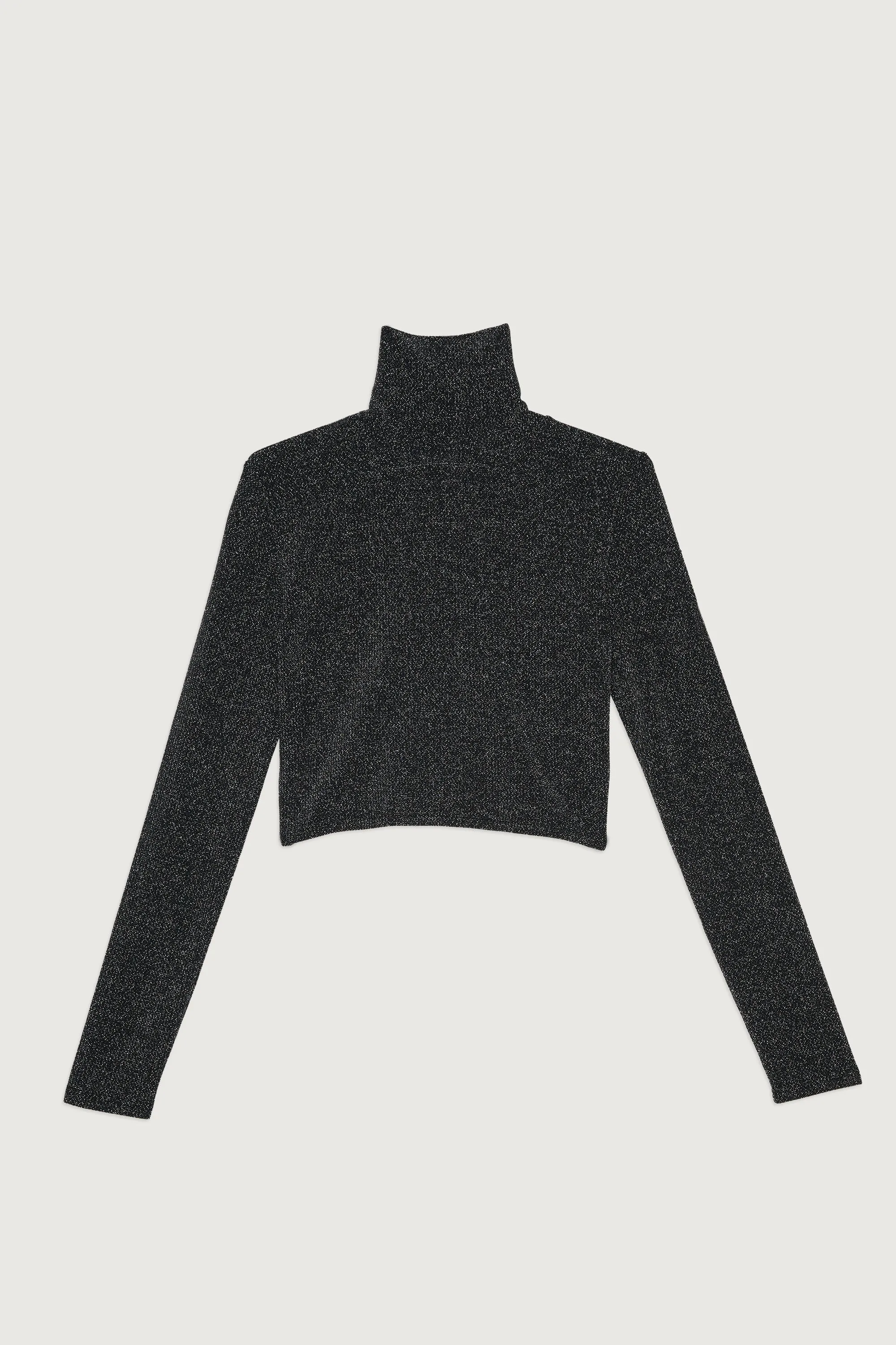 SPARKLY TURTLENECK TOP