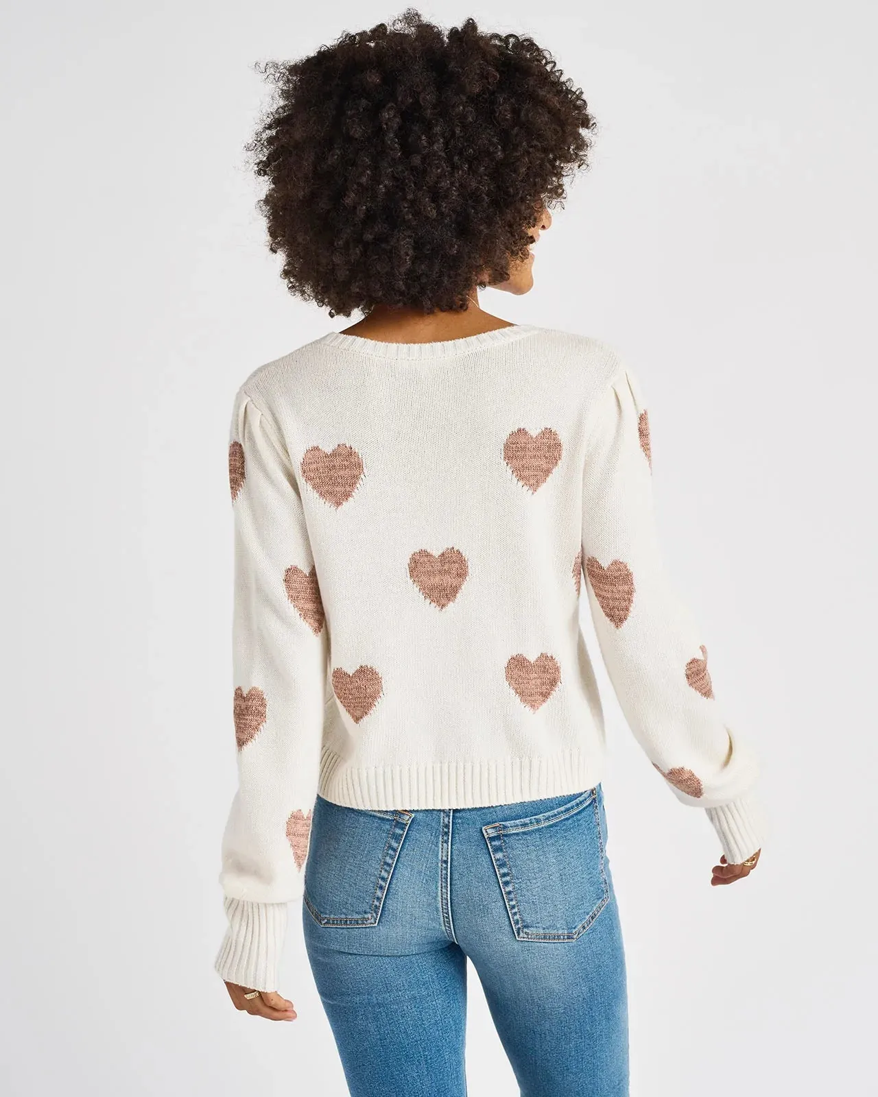 Splendid Annabelle Heart Sweater