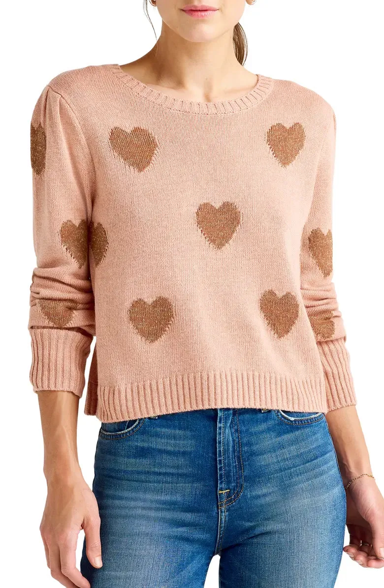 Splendid Annabelle Heart Sweater