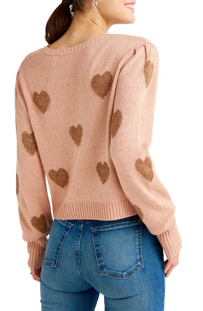 Splendid Annabelle Heart Sweater