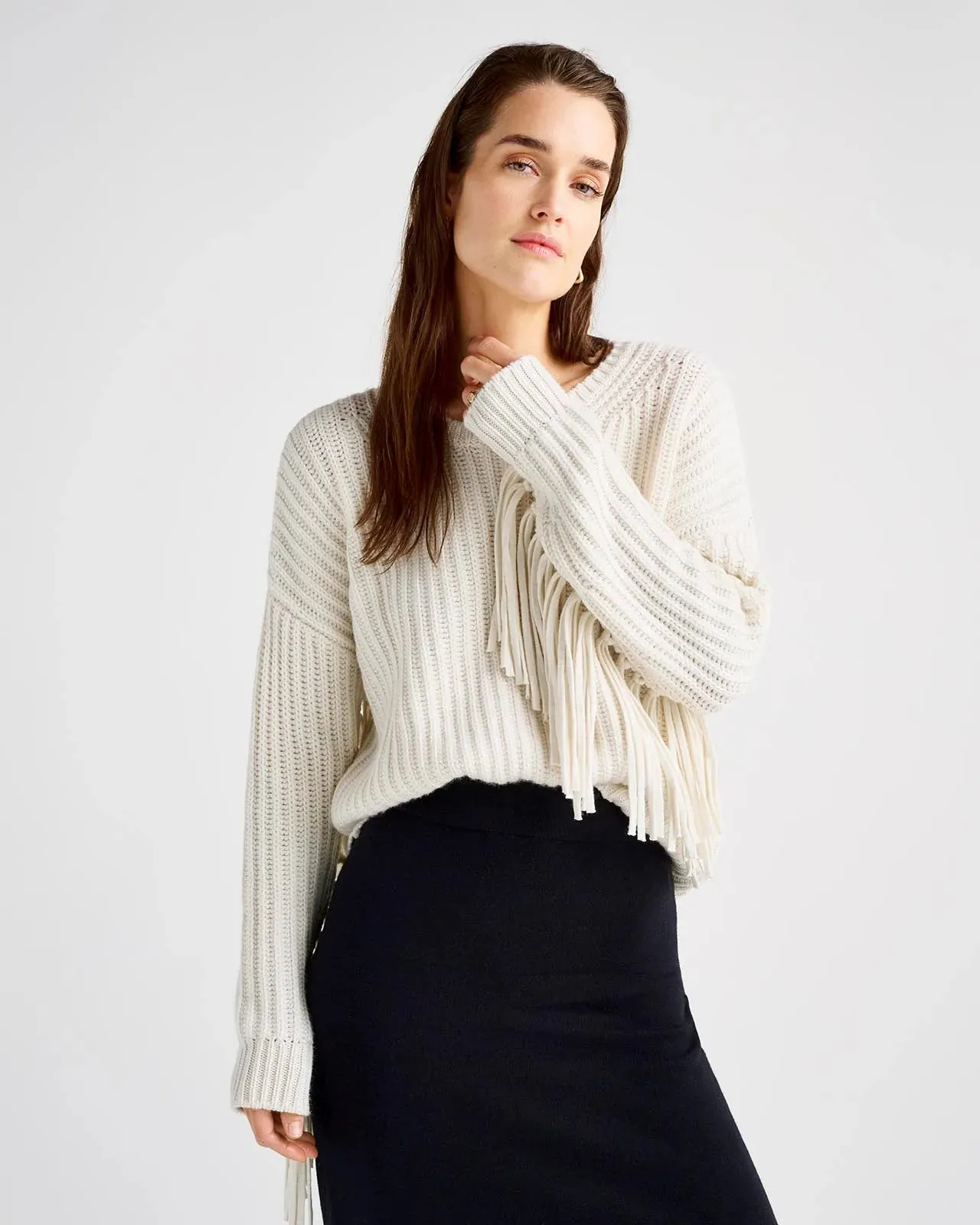 Splendid Britain Fringe Sweater