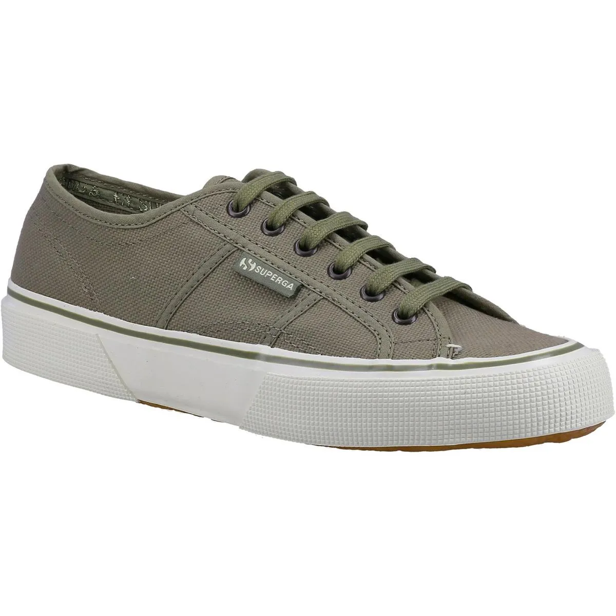 Superga 2490 BOLD Trainers Green Safari