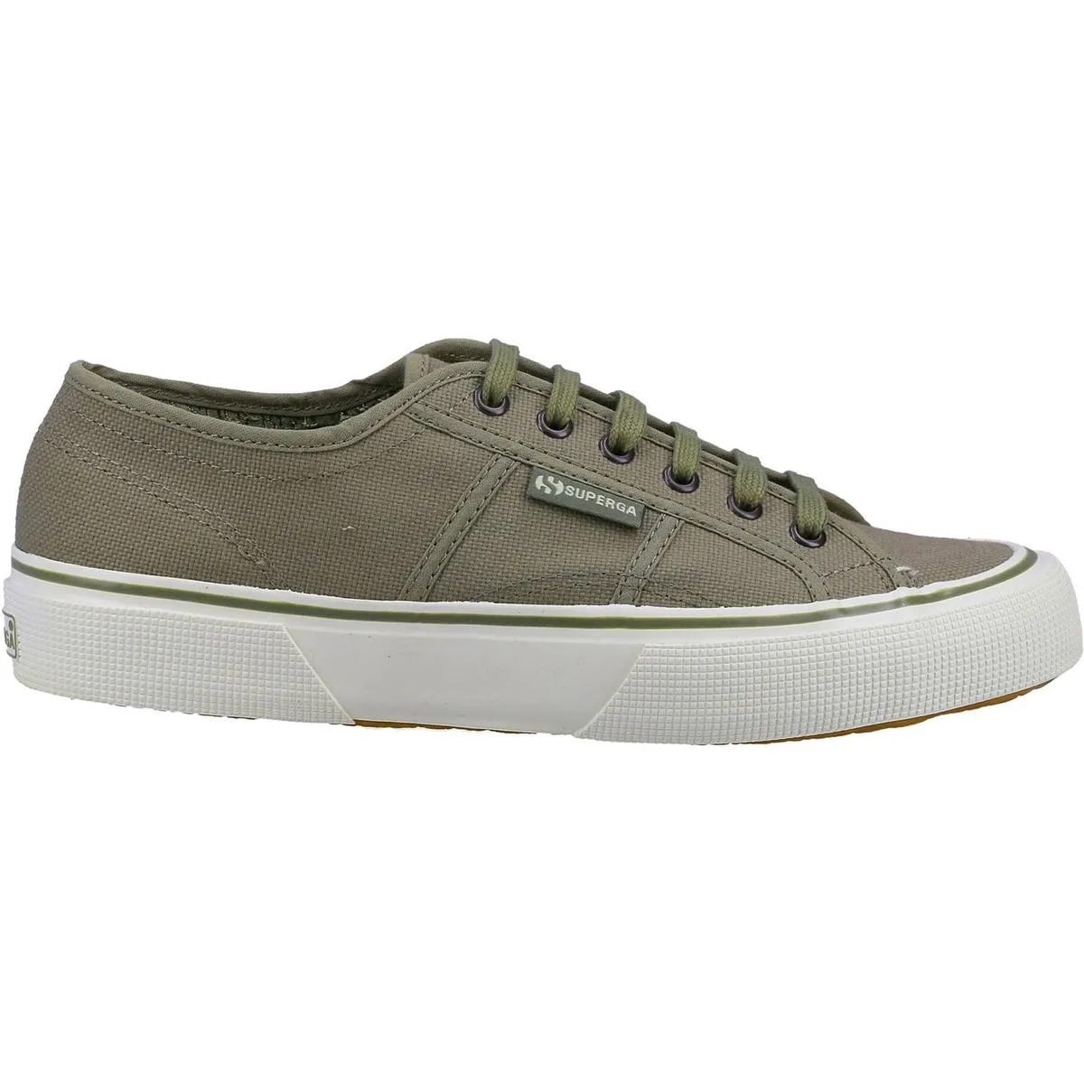 Superga 2490 BOLD Trainers Green Safari