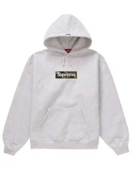 Supreme Box Logo Hoodie Ash Grey