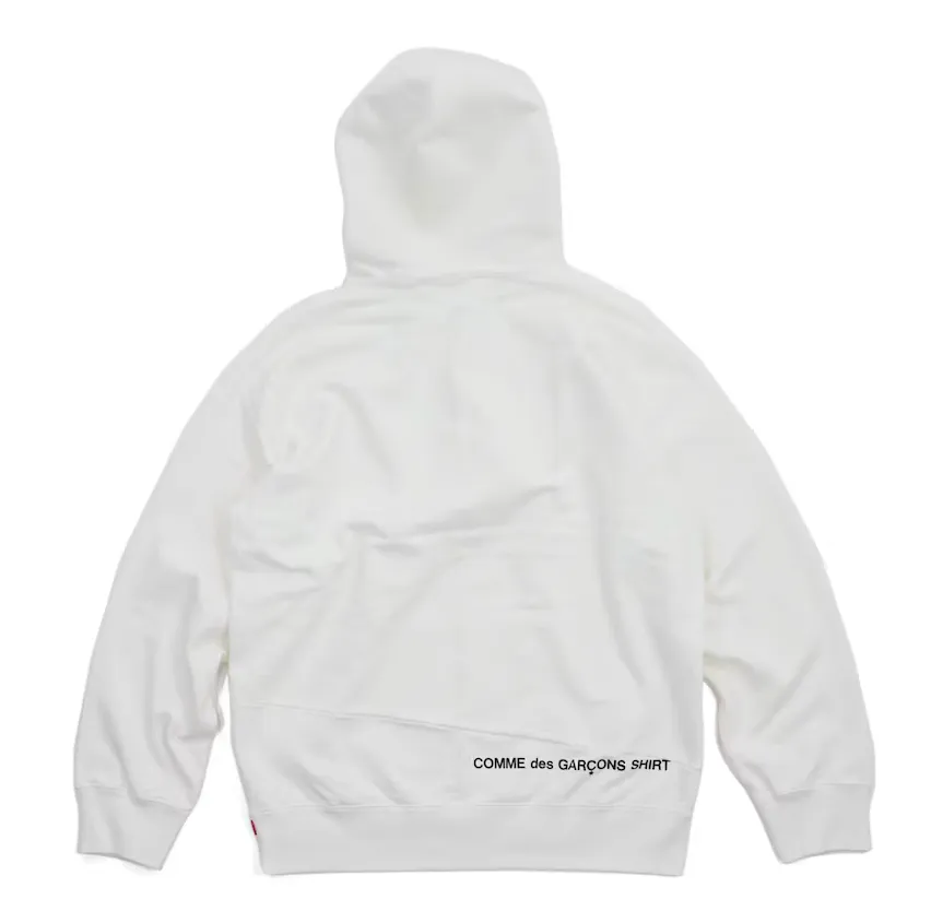 Supreme x CDG Hoodie White