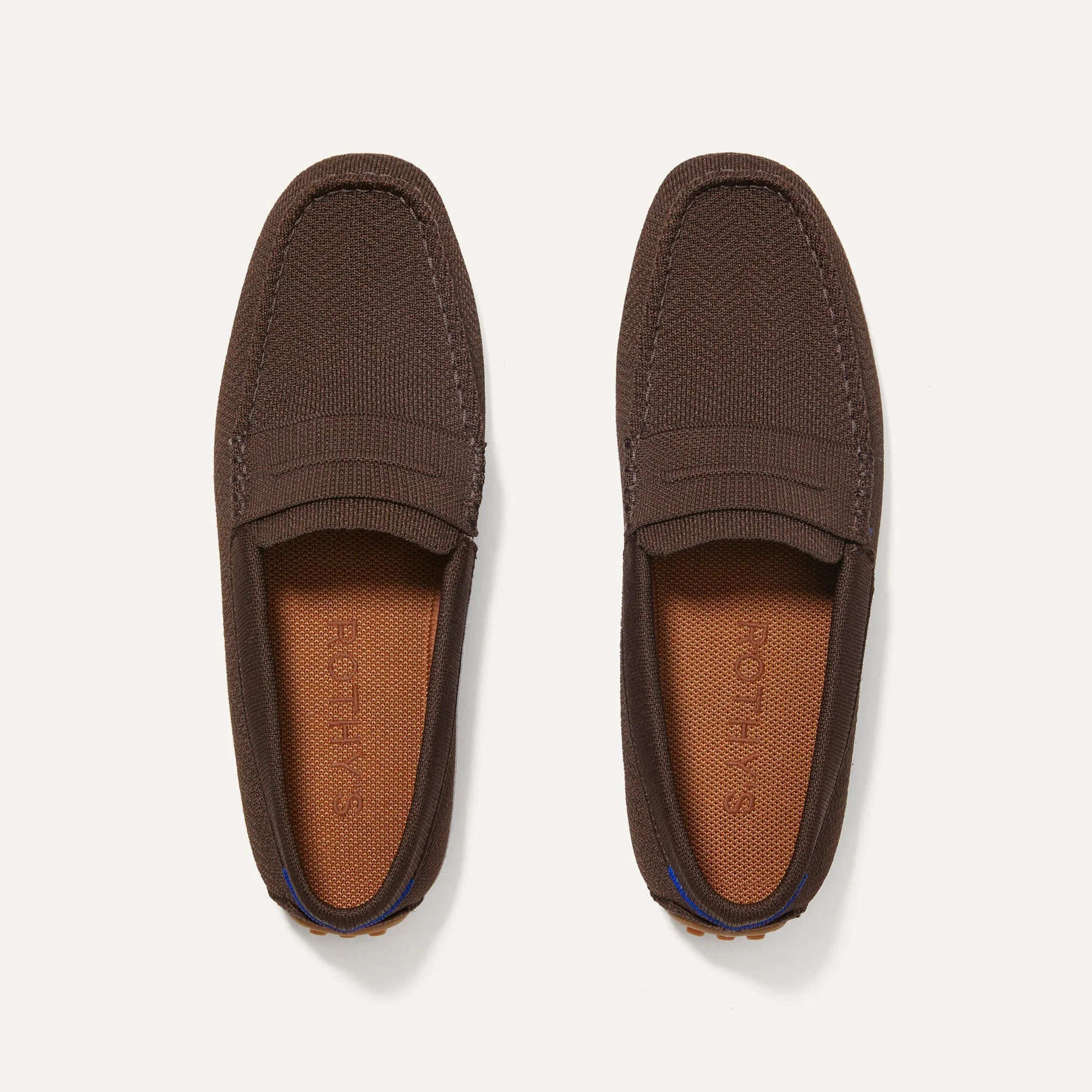 The Driving Loafer in Brown Herringbone