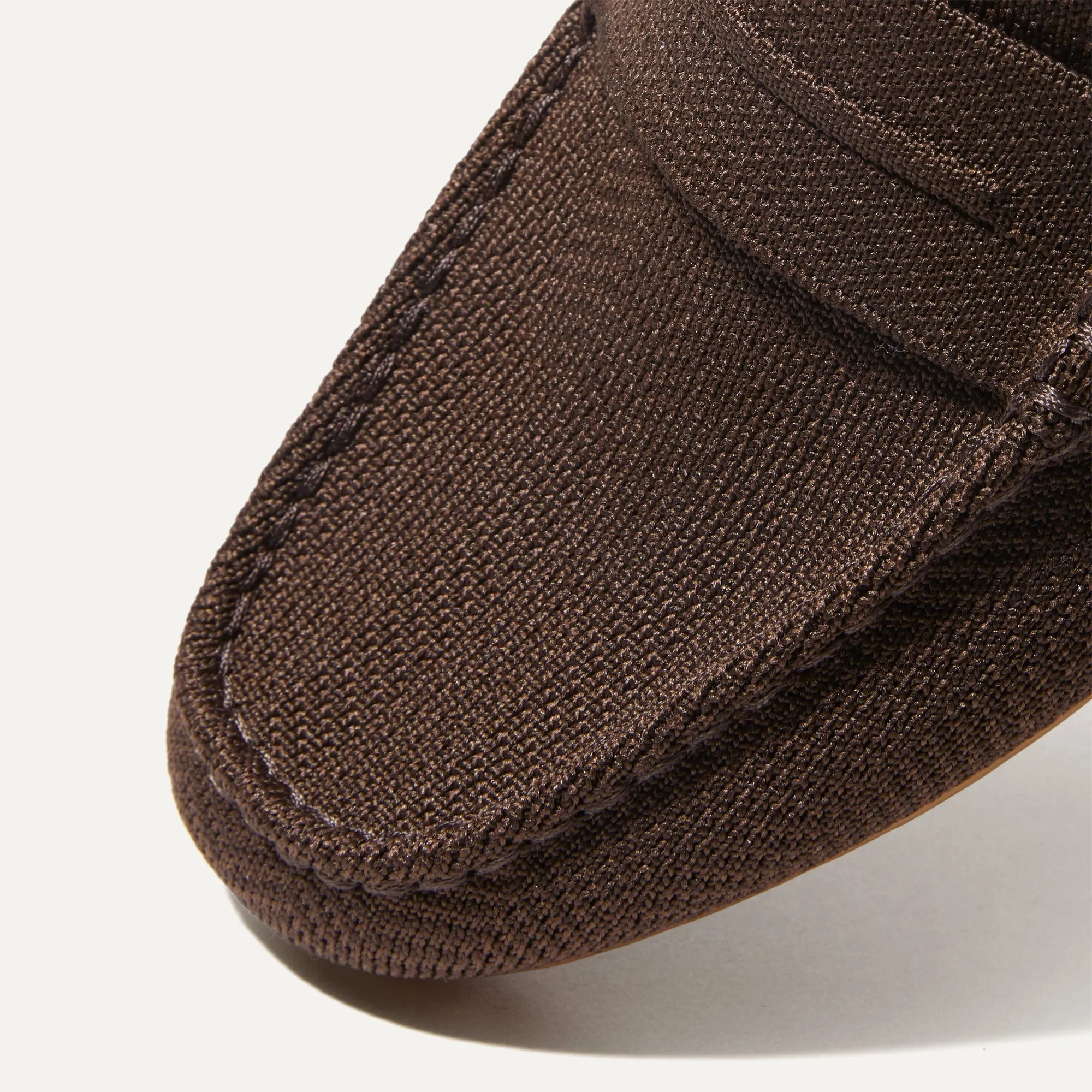 The Driving Loafer in Brown Herringbone