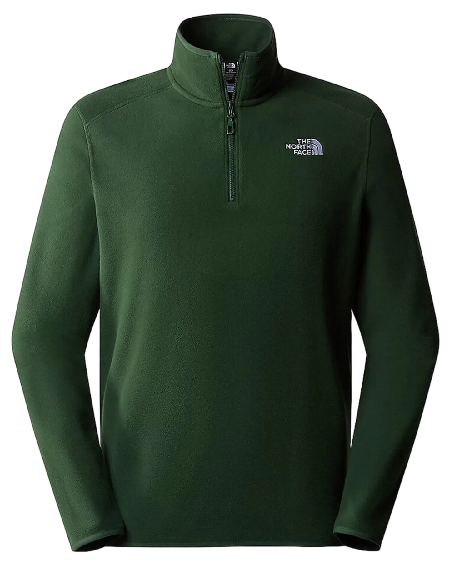 The North Face Men's 100 Glacier 1/4 Zip Fleece - Pine Needle | Shop Clothing at Trojan Wake Ski Snow & Snow Skiers Ware