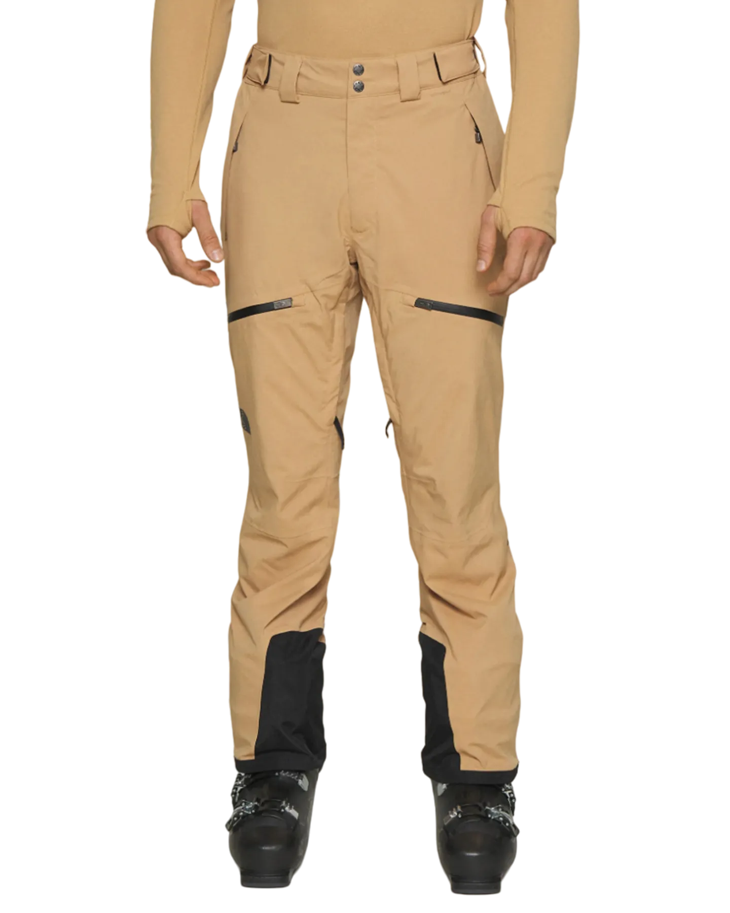 The North Face Men's Chakal Snow Pants - Almond Butter / Tnf Black | Shop Snow Pants & Suits at Trojan Wake Ski Snow &am