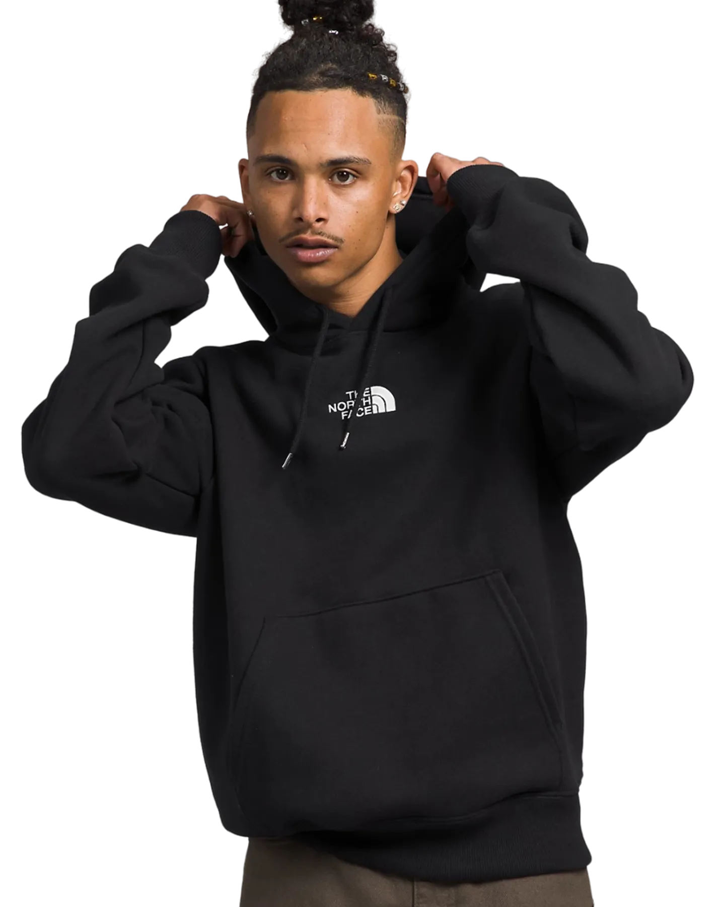 The North Face Men's Heavyweight Pullover Hoodie - Tnf Black / Tnf White | Shop Clothing at Trojan Wake Ski Snow & Snow 