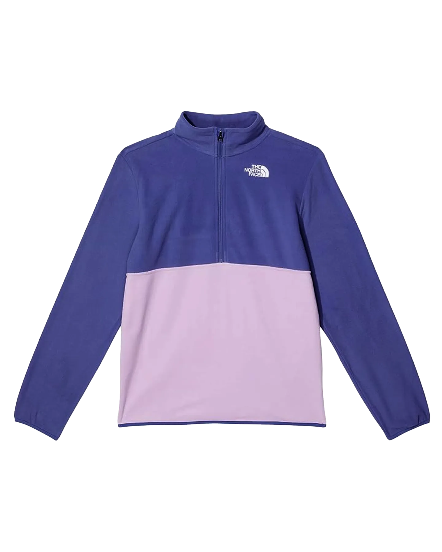 The North Face Teen Glacier 1/4 Zip Pullover - Cave Blue | Shop Clothing at Trojan Wake Ski Snow & Snow Skiers Warehouse