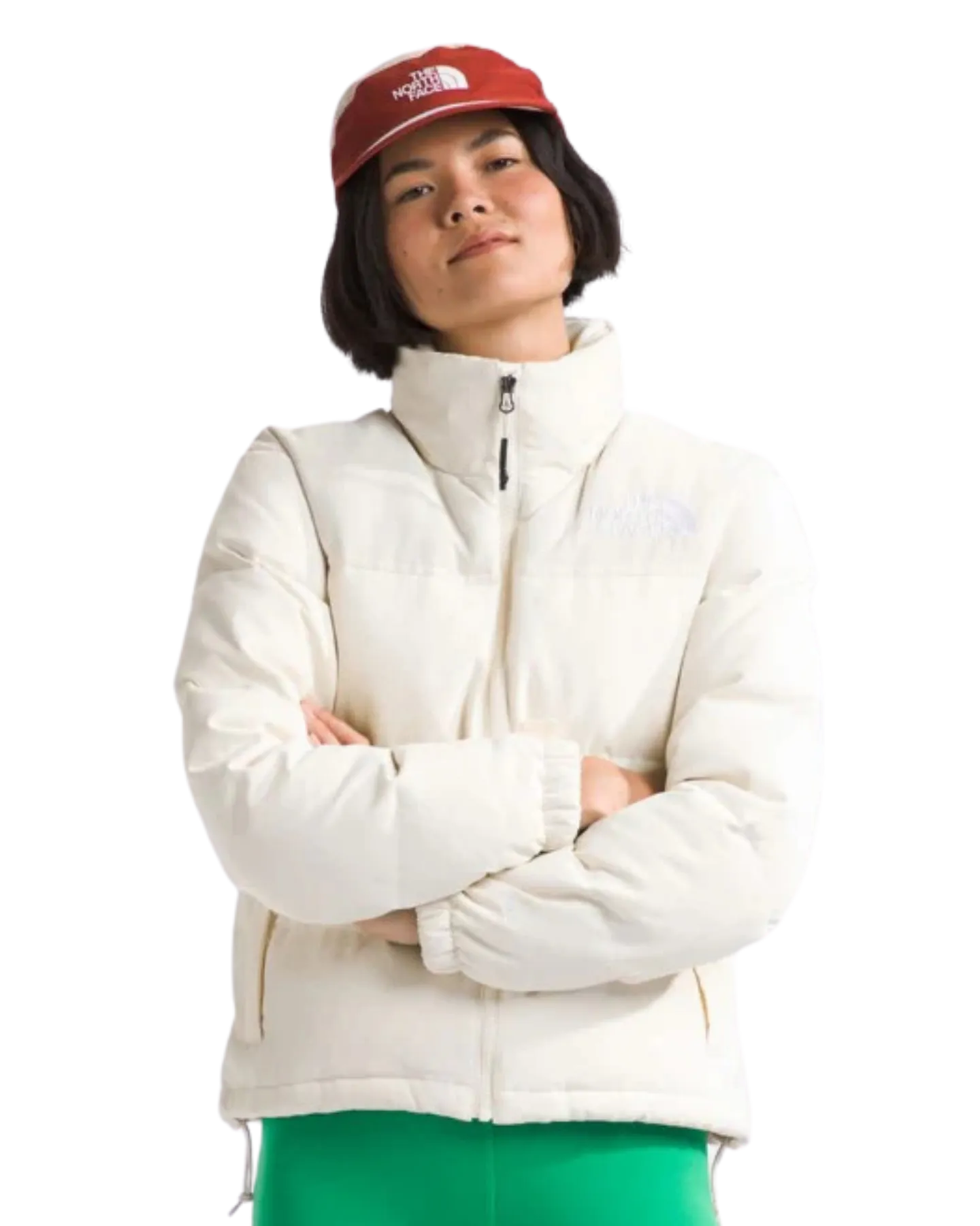 The North Face Women's 92 Ripstop Nuptse Jacket - White Dune