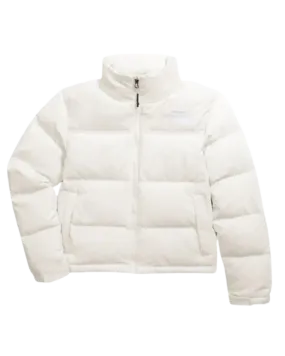 The North Face Women's 92 Ripstop Nuptse Jacket - White Dune