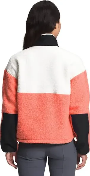 The North Face Women's Cragmont Fleece 1 / 4 Snap - Coral Sunrise / Ga