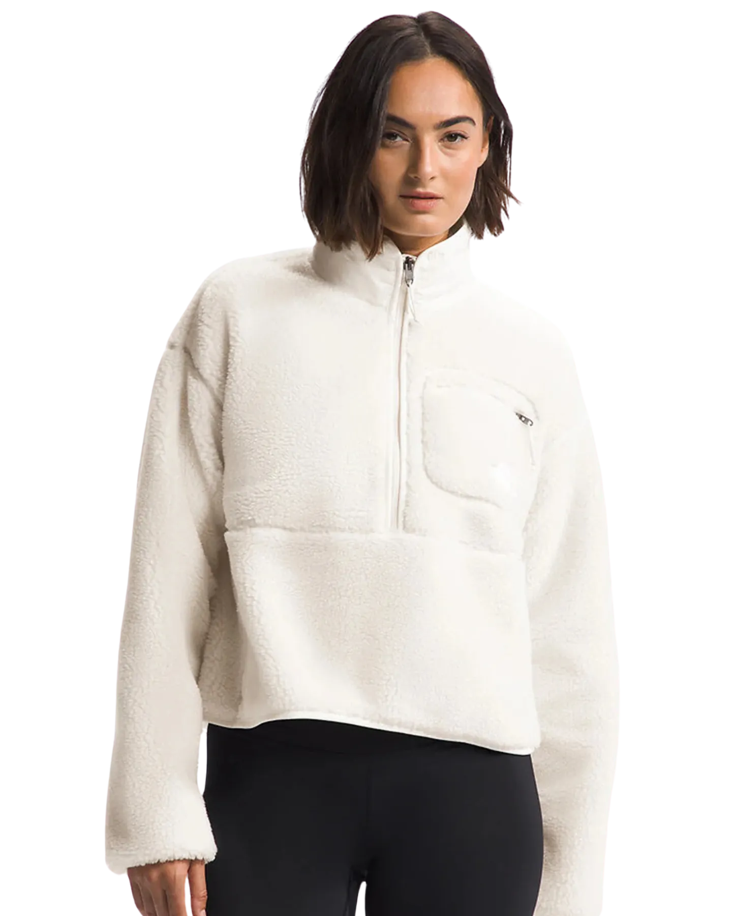 The North Face Women's Extreme Pile Pullover - White Dune