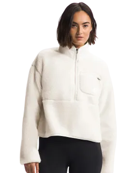 The North Face Women's Extreme Pile Pullover - White Dune