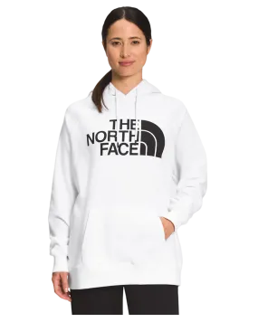 The North Face Women's Half Dome Pullover Hoodie - TNF White / TNF Bla