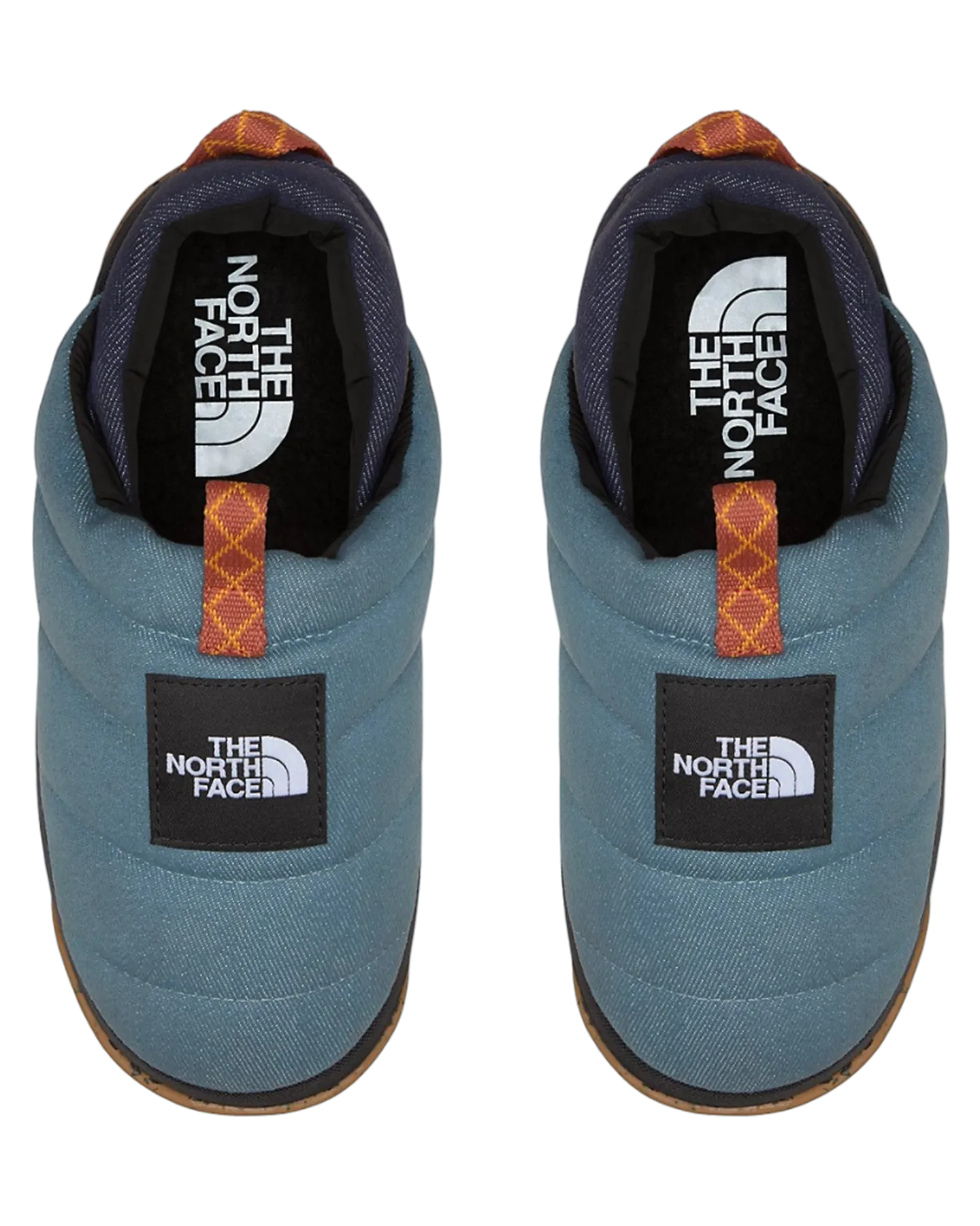 The North Face Women's Nuptse Mule Denim - Light Denim/Tnf Black | Shop Shoes at Trojan Wake Ski Snow & Snow Skiers Ware