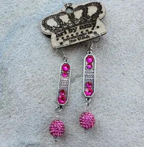 Tickle Me Pink Earrings - Art By Amy